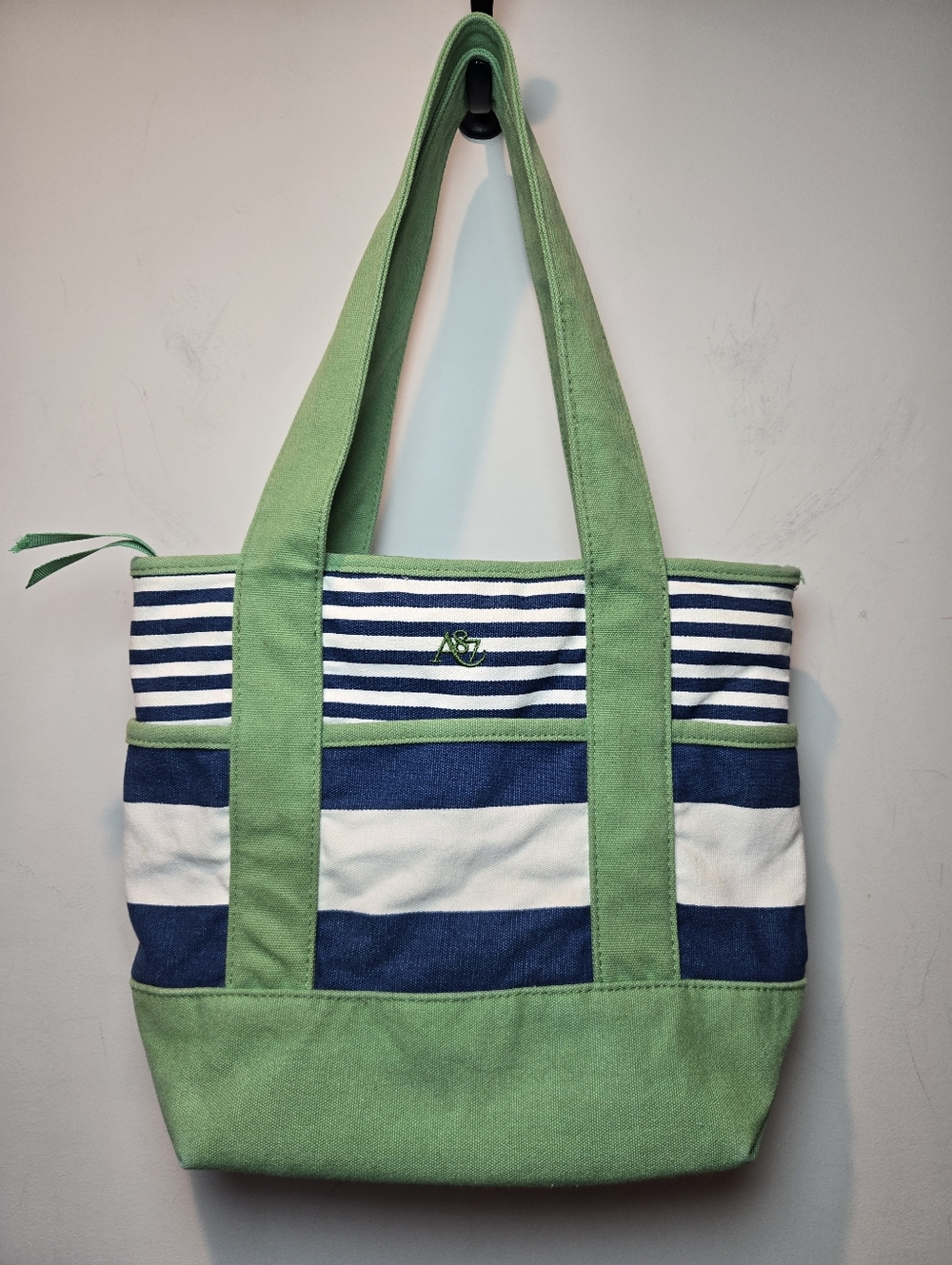 Aeropostale Vintage Y2k Bag Canvas Striped Small Boat Tote Travel Overnight
